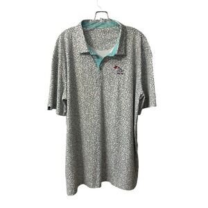 Swannies‎ Co. Golf Polo Shirt Novelty Print Short Sleeve 2XL